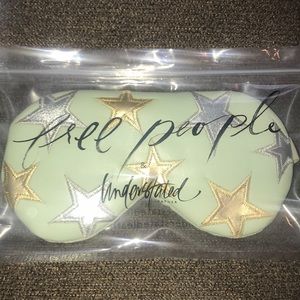 Free people understated leather starry eyes mask
